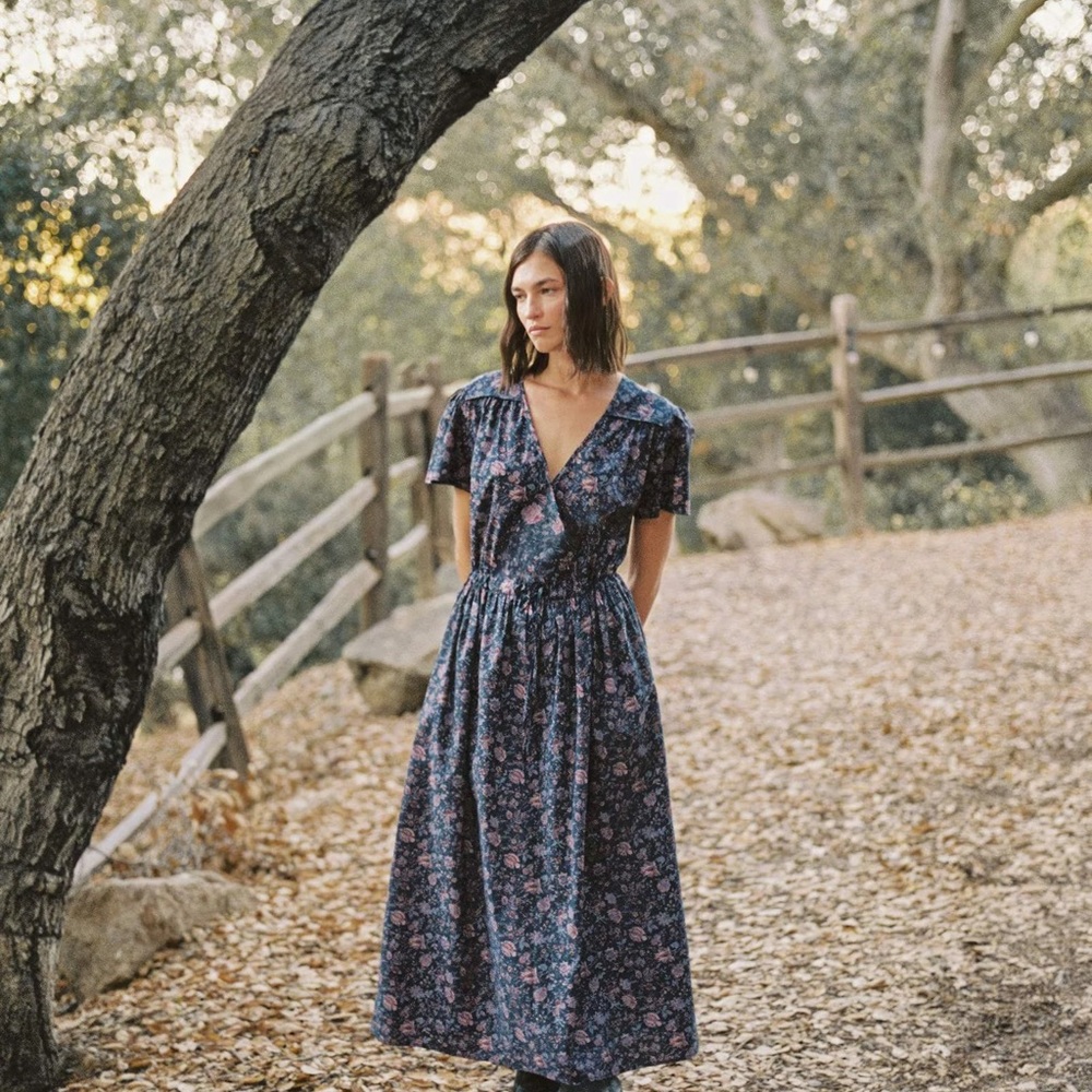 Christy Dawn Simple Dawn Dress in Blooming Pomegranate, size XL NWT